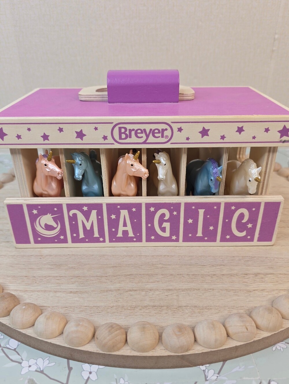 Breyer Kids' Magic Unicorn Wood Stable